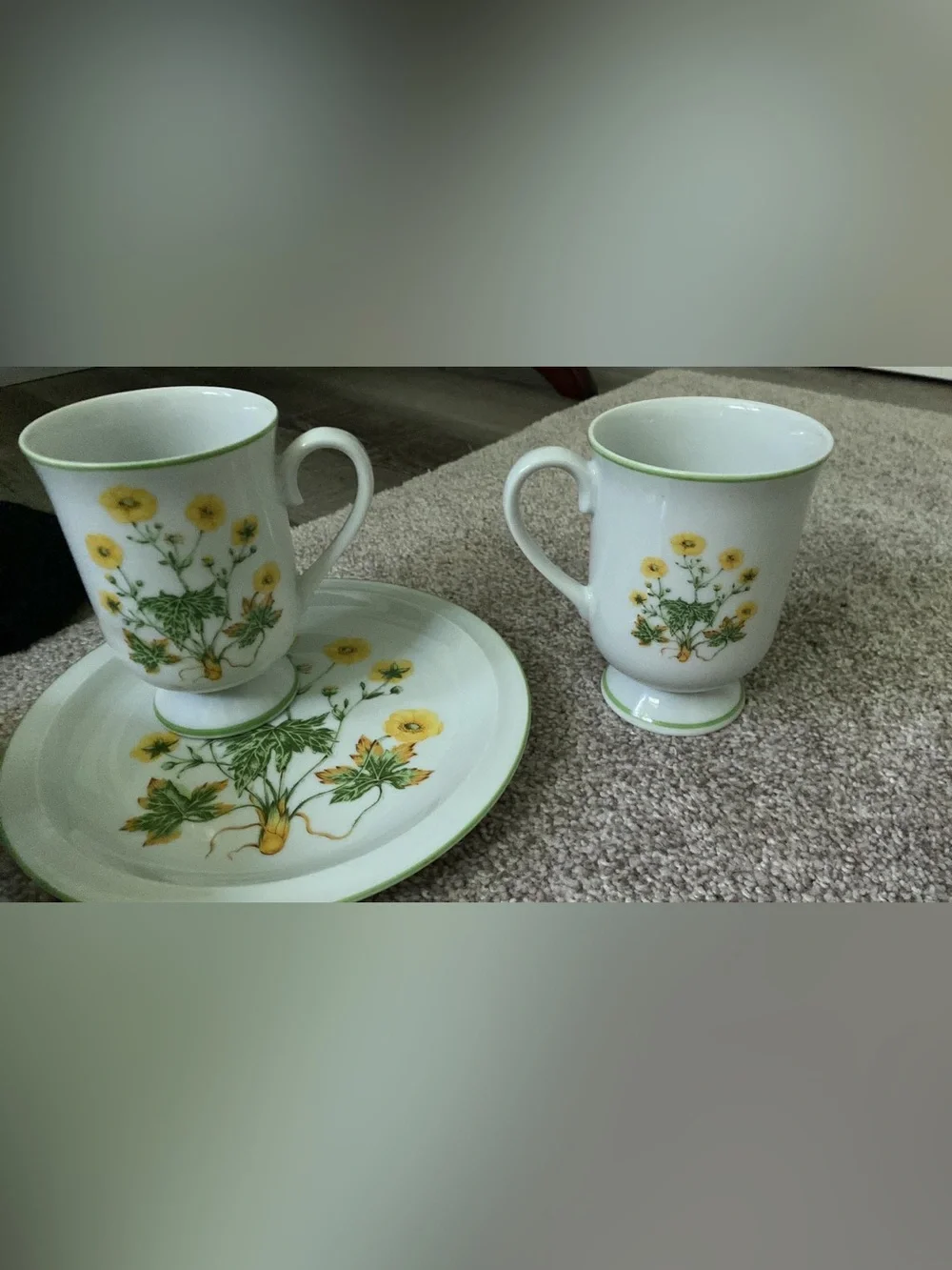 Vintage Royal Domino Tea and cookie set